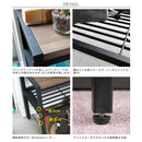 サイドテーブル 玄関 物置き エントランス リビング 寝室 ウォールナット調 コンパクト シンプル スチール フレーム 黒 ブラック 木目 おしゃれ スタイリッシュ 【納期B】【sms-gn-st400】