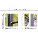 アーチ ハーフ 半分 シングル 片方のみ ガーデンアーチ アイアンアーチ 門 装飾 玄関 ガーデン 庭 園芸 スチール 飾り ヨーロピアン 北欧 南欧 おしゃれ 【納期B】【sms-ia-hf003】