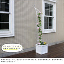 アーチ 庭 ガーデンアーチ アイアン アーチ支柱 バラアーチ 薔薇 ローズ ガーデニング 門 ゲート 園芸 ヨーロピアン 北欧 おしゃれ 白 ホワイト 黒 ブラック 【納期B】【sms-ia-hf004】