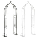 アーチ 庭 ガーデンアーチ アイアン アーチ支柱 バラアーチ 薔薇 ローズ ガーデニング 門 ゲート 園芸 ヨーロピアン 北欧 おしゃれ 白 ホワイト 黒 ブラック 【納期B】【sms-ia-hf004】