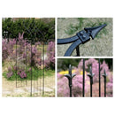 ガーデンアーチ アイアン 門 固定 パーゴラ ローズアーチ ガーデニング 鋳物 庭 おしゃれ ヨーロピアン DIY 自立 ブラック 黒 【納期B】【sms-ia-og7642】