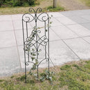 アイアンフェンス フェンス 埋め込み 蝶 蝶々 チョウ 差し込み 仕切り ガーデニング 庭 園芸 【納期B】【sms-if-bf100-2p】