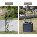 アイアンフェンス フェンス 埋め込み 蝶 蝶々 チョウ 差し込み 仕切り ガーデニング 庭 園芸 【納期B】【sms-if-bf100-2p】