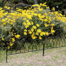 アイアンフェンス フェンス 土中 埋め込み 差し込み 仕切り ガーデニング 庭 園芸 おしゃれ 装飾 エクステリア 玄関 【納期B】【sms-if-dr026-3p】