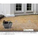 アイアンフェンス フェンス 土中 埋め込み 差し込み 仕切り ガーデニング 庭 園芸 おしゃれ 装飾 エクステリア 玄関 【納期B】【sms-if-dr026-3p】