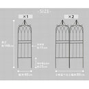 アイアンフェンス フェンス 設置 簡単 DIY 指すだけ 仕切り ガーデニング 庭 園芸 おしゃれ 玄関 土中 埋め込み 差し込み ヨーロピアン 北欧 装飾 エクステリア 【納期B】【sms-if-dr028-2p】