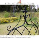 フェンス ガーデニング 庭 園芸 おしゃれ 玄関 土中 埋め込み 差し込み 庭先 ヨーロピアン 北欧 装飾 エクステリア アイアン 設置 簡単 DIY 指すだけ 仕切り 【納期B】【sms-if-dr029-2p】