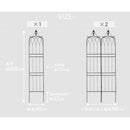 フェンス ガーデニング 庭 園芸 おしゃれ 玄関 土中 埋め込み 差し込み 庭先 ヨーロピアン 北欧 装飾 エクステリア アイアン 設置 簡単 DIY 指すだけ 仕切り 【納期B】【sms-if-dr029-2p】