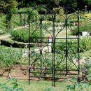 トレリス アイアン バラ フェンス 白 ガーデン ホワイト アーチ ガーデン雑貨 花壇 自立 ガーデンフェンス アイアンフェンス おしゃれ DIY 埋め込み 差し込み 【納期B】【sms-if-fn7950-2p】