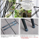 グリーンカーテン用フェンス アイアン 立て掛け ベランダ テラス 庭 軒先 【納期B】【sms-if-gc011blk】