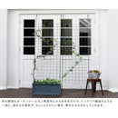 ガーデンフェンス グリーンカーテン用 アイアン製 立て掛け ベランダ 庭 園芸 蔦 ツタ 植物 バラ 【納期B】【sms-if-gc014slv】