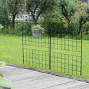 アイアンフェンス フェンス 仕切り シンプル ガーデニング 庭 園芸 おしゃれ 装飾 玄関 土中 埋め込み 差し込み 【納期B】【sms-if-gr022-2p】