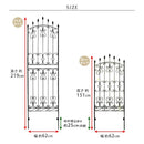 フェンス 柵 枠 家庭用 ガーデンフェンス diy 庭 玄関 エントランス ガーデニング 北欧 ホワイト 白 ヨーロピアン 中世 ヨーロッパ お城 2枚セット 【納期B】【sms-ifrose-150-2p】