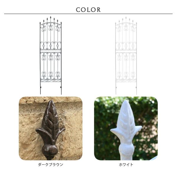 フェンス ヨーロピアン 枠 柵 ガーデンフェンス 家庭用 おしゃれ 庭 玄関 diy 埋める 埋め込み 差し込み 差す アンティーク 北欧 ヨーロッパ 2枚セット 【納期B】【sms-ifrose-220-2p】