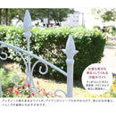 フェンス ヨーロピアン 枠 柵 ガーデンフェンス 家庭用 おしゃれ 庭 玄関 diy 埋める 埋め込み 差し込み 差す アンティーク 北欧 ヨーロッパ 2枚セット 【納期B】【sms-ifrose-220-2p】