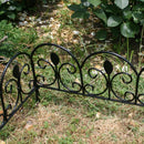 ガーデンフェンス 柵 小さい ミニ ガーデニング DIY アイアン製 【納期B】【sms-ipn-7238tg】