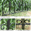 ガーデンフェンス 柵 小さい ミニ ガーデニング DIY アイアン製 【納期B】【sms-ipn-7238tg】