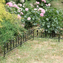 ガーデンフェンス 柵 小さい ミニ ガーデニング DIY アイアン製 【納期B】【sms-ipn-7238tg】