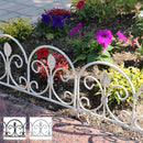 ガーデンフェンス 柵 小さい ミニ ガーデニング DIY アイアン製 【納期B】【sms-ipn-7238tg】