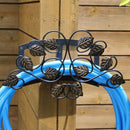 ホースリール ホースハンガー 葉 デザイン 葉っぱ ホースラック ラック 北欧 アイアン 壁掛け 【納期B】【sms-ipn-7679】