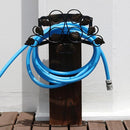 ホースリール ホースハンガー 葉 デザイン 葉っぱ ホースラック ラック 北欧 アイアン 壁掛け 【納期B】【sms-ipn-7679】