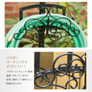 ホース用ハンガー 庭 園芸 ホースリール ガーデニング おしゃれ 散水ホース フック ラック 北欧 アイアン ガーデン 姫 姫系 アンティーク 西洋 【納期B】【sms-ipn-7682】