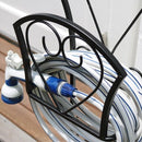 ホースハンガー ガーデニング おしゃれ アイアン 自立 庭 黒 ブラック ヨーロピアン 【納期B】【sms-ipn-hh7997】