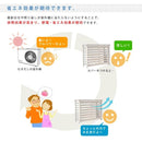 室外機 日よけ 室外機カバー 日除け 木製 おしゃれ ガレージ ベランダ 屋外 通路 屋上 マンション 一軒家 戸建て 目隠し 節電 逆ルーバー カントリー 棚 園芸 【納期B】【sms-jsac-fl1100】