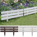 柵 庭 フェンス 屋外 木製 おしゃれ ガーデニング 園芸用品 ガーデンフェンス 差し込み式 埋め込み ウッドフェンス 花壇作り DIY 横板 横向き 北欧 白 ホワイト 【納期B】【sms-jsbf-8045】