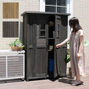 物置き 屋外 庭 小屋 倉庫 収納庫 物置き倉庫 屋外収納庫 木製 おしゃれ 大型 薄型 ガーデニング 園芸用品 収納 掃除道具入れ 観音開き 扉付き カントリー 北欧 【納期B】【sms-kcsl1260】