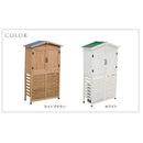 室外機カバー 収納付き 棚付き 木製 大型 エアコン室外機 カバー 屋外 庭 収納庫 物置き倉庫 屋外収納庫 木製物置 おしゃれ ガーデニング 園芸用品 収納 倉庫 【納期B】【sms-kgr-ac178】