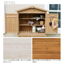 室外機カバー 収納付き 棚付き 木製 大型 エアコン室外機 カバー 屋外 庭 収納庫 物置き倉庫 屋外収納庫 木製物置 おしゃれ ガーデニング 園芸用品 収納 倉庫 【納期B】【sms-kgr-ac178】