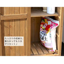 収納庫 スリム 小型 おしゃれ 木製 北欧 ガーデニング 収納倉庫 棚 ストレージ 屋外 庭 ガレージ 玄関 エントランス 省スペース 扉 ドア ストッカー 物置き 棚板 【納期B】【sms-kgrs1600s】