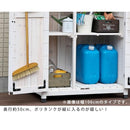 収納庫 スリム 小型 おしゃれ 木製 北欧 ガーデニング 収納倉庫 棚 ストレージ 屋外 庭 ガレージ 玄関 エントランス 省スペース 扉 ドア ストッカー 物置き 棚板 【納期B】【sms-kgrs1600s】