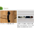 収納庫 スリム 小型 おしゃれ 木製 北欧 ガーデニング 収納倉庫 棚 ストレージ 屋外 庭 ガレージ 玄関 エントランス 省スペース 扉 ドア ストッカー 物置き 棚板 【納期B】【sms-kgrs1600s】