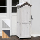 収納庫 スリム 小型 おしゃれ 木製 北欧 ガーデニング 収納倉庫 棚 ストレージ 屋外 庭 ガレージ 玄関 エントランス 省スペース 扉 ドア ストッカー 物置き 棚板 【納期B】【sms-kgrs1600s】