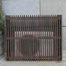 室外機カバー 大型 大きいサイズ ワイド 木製 エアコンカバー 日よけ 省エネ 節電 【納期B】【sms-mac-1100】