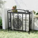 室外機カバー エアコン室外機 カバー アイアン 鉄製 おしゃれ ヨーロピアン 北欧 園芸 ガーデニング ラック モダン アンティーク調 【納期B】【sms-mt-ac5508】