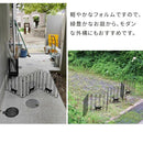 アイアンフェンス スチール 折りたたみ 柵 自立 置くだけ スタンド 折り畳み ネコ 猫 おしゃれ 外構 3連 ガーデニング ガレージ 玄関 庭 園芸 間仕切り 花壇 【納期B】【sms-nk120】