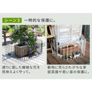 アイアンフェンス スチール 折りたたみ 柵 自立 置くだけ スタンド 折り畳み ネコ 猫 おしゃれ 外構 3連 ガーデニング ガレージ 玄関 庭 園芸 間仕切り 花壇 【納期B】【sms-nk120】