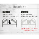 アイアンフェンス 猫 ネコ かわいい 柵 ミニフェンス ホワイト 白 間仕切り 花壇 デコレーション 装飾 庭 ガーデニング 黒 アンティーク おしゃれ 北欧 園芸 【納期B】【sms-nk7238-3p】