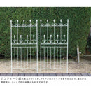 フェンス おしゃれ 低め 外構 柵 庭 白 ホワイト 黒 ヨーロピアン DIY 簡単 埋め込み 差し込み 【納期B】【sms-oc002l-2p】