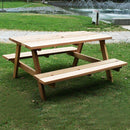 ガーデンテーブル 木製 日本製 パラソル穴 四人掛け テーブル 屋外 ガーデニング 【納期B】【sms-ohpm-105】