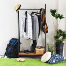 ハンガーラック モダン ミッドセンチュリー ウッド シンプル おしゃれ カフェ 北欧 木目 【納期B】【sms-ph-780】