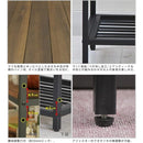 棚 3段 リビングラック ラック モダン ナチュラル ミッドセンチュリー ウッド シンプル おしゃれ カフェ 北欧 木目 【納期B】【sms-pr-860-3brn】