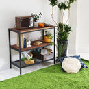 棚 3段 リビングラック ラック モダン ナチュラル ミッドセンチュリー ウッド シンプル おしゃれ カフェ 北欧 木目 【納期B】【sms-pr-860-3brn】