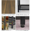 ラック 3段 スリム 3段棚 アンティーク モダン ミッドセンチュリー ウッド シンプル 装飾なし シンプルデザイン おしゃれ カフェ 北欧 木目 【納期B】【sms-pr-860sl-3brn】