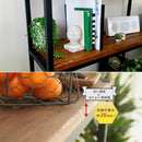 ラック 4段 アイアン 鉄製 木製 シンプル レトロ アンティーク風 棚 【納期B】【sms-pr-860sl-4brn】