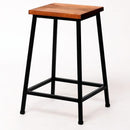 スツール おしゃれ 北欧 木製 椅子 低い ロータイプ 軽い アイアン スチール 脚 頑丈 軽量 【納期B】【sms-pr-bs49lo】