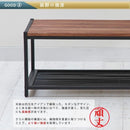 テレビボード シンプル ローラック 木目 金属 モダン ミッドセンチュリー ウッド ラック カフェ風 北欧 TV台 TVボード テレビ台 【納期B】【sms-pr-tv1130brn】